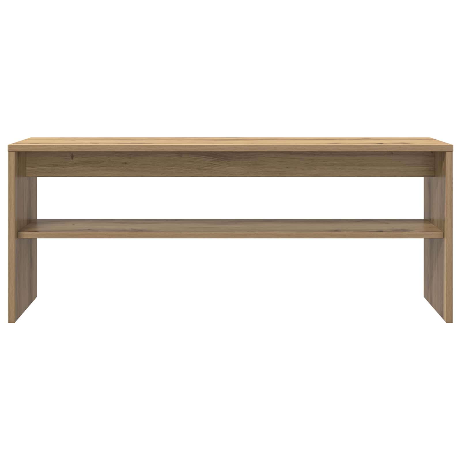 TV-kast Artisan Eiken 100 x 30 x 40 cm Bewerkt hout is nu te koop bij PeponiXL, paradijselijk wonen!