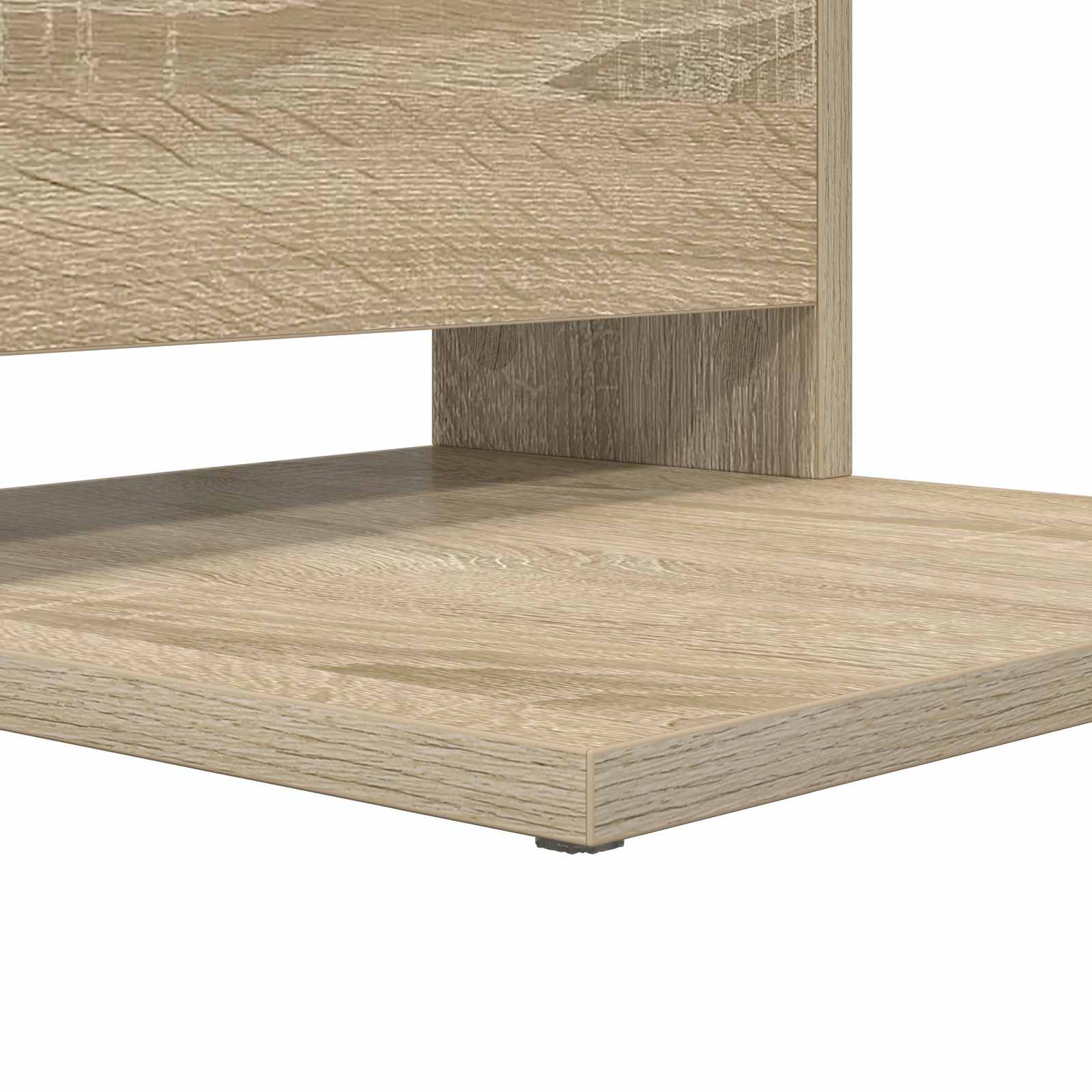Bijzettafel Sonoma Eiken 40 x 35 x 60,5 cm Bewerkt hout is nu te koop bij PeponiXL, paradijselijk wonen!
