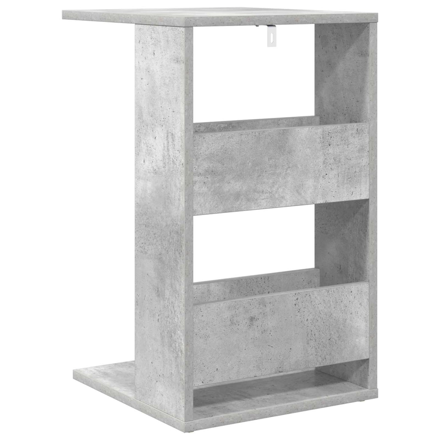 Bijzettafel Beton Grijs 40 x 35 x 60,5 cm Bewerkt hout is nu te koop bij PeponiXL, paradijselijk wonen!