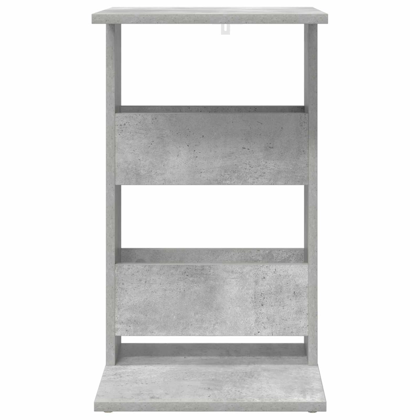 Bijzettafel Beton Grijs 40 x 35 x 60,5 cm Bewerkt hout is nu te koop bij PeponiXL, paradijselijk wonen!