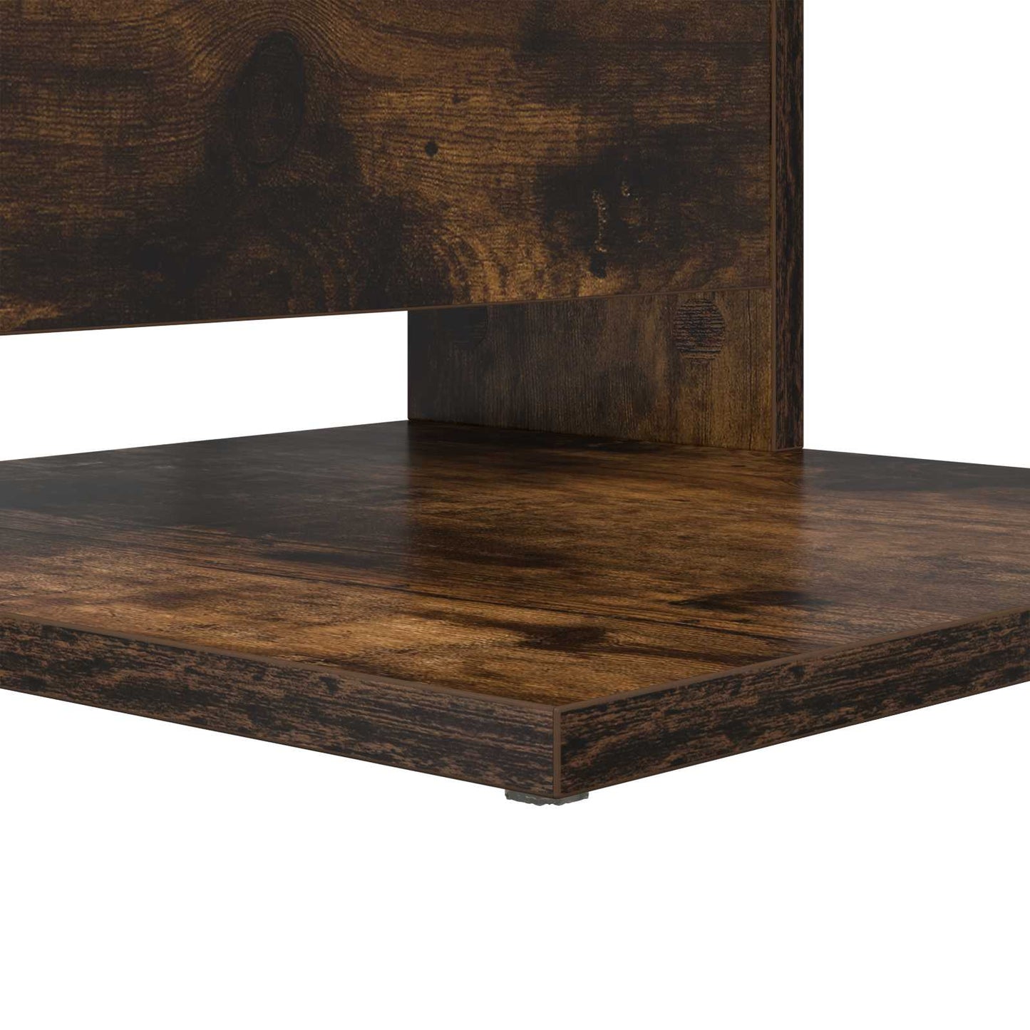 Bijzettafel Gerookt eiken 40 x 35 x 60,5 cm Bewerkt hout is nu te koop bij PeponiXL, paradijselijk wonen!