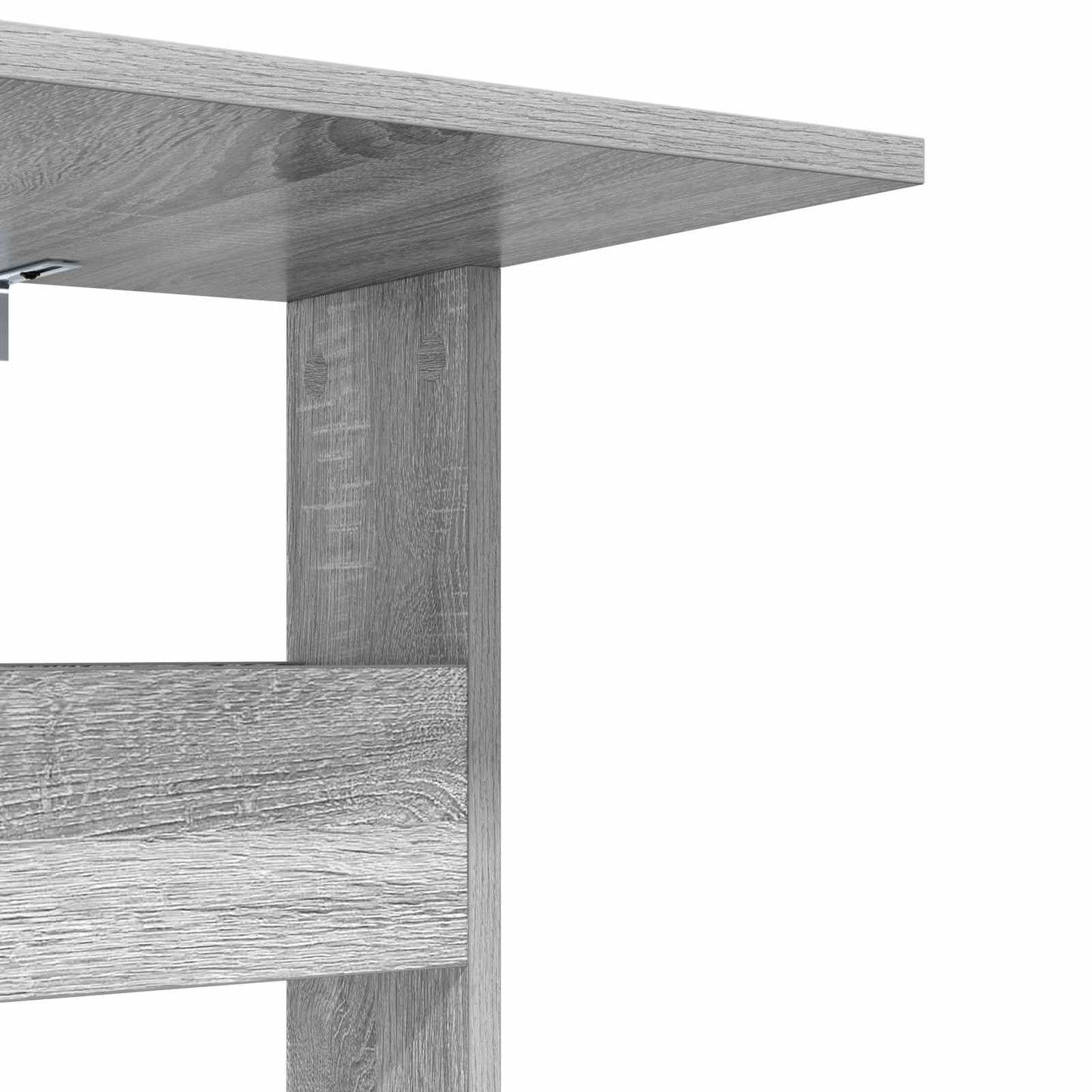 Bijzettafel Grijs Sonoma 40 x 35 x 60,5 cm Bewerkt hout is nu te koop bij PeponiXL, paradijselijk wonen!