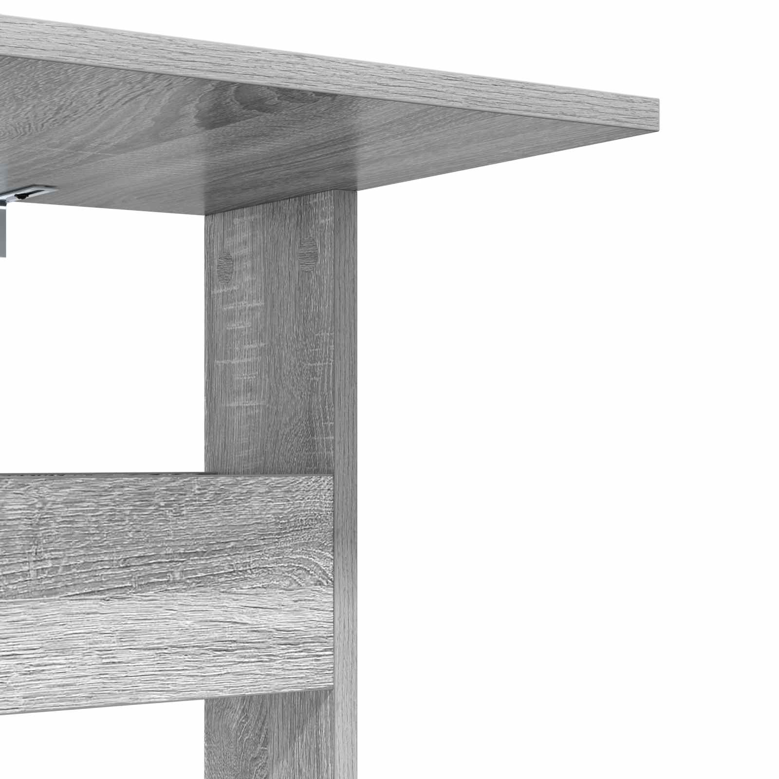 Bijzettafel Grijs Sonoma 40 x 35 x 60,5 cm Bewerkt hout is nu te koop bij PeponiXL, paradijselijk wonen!