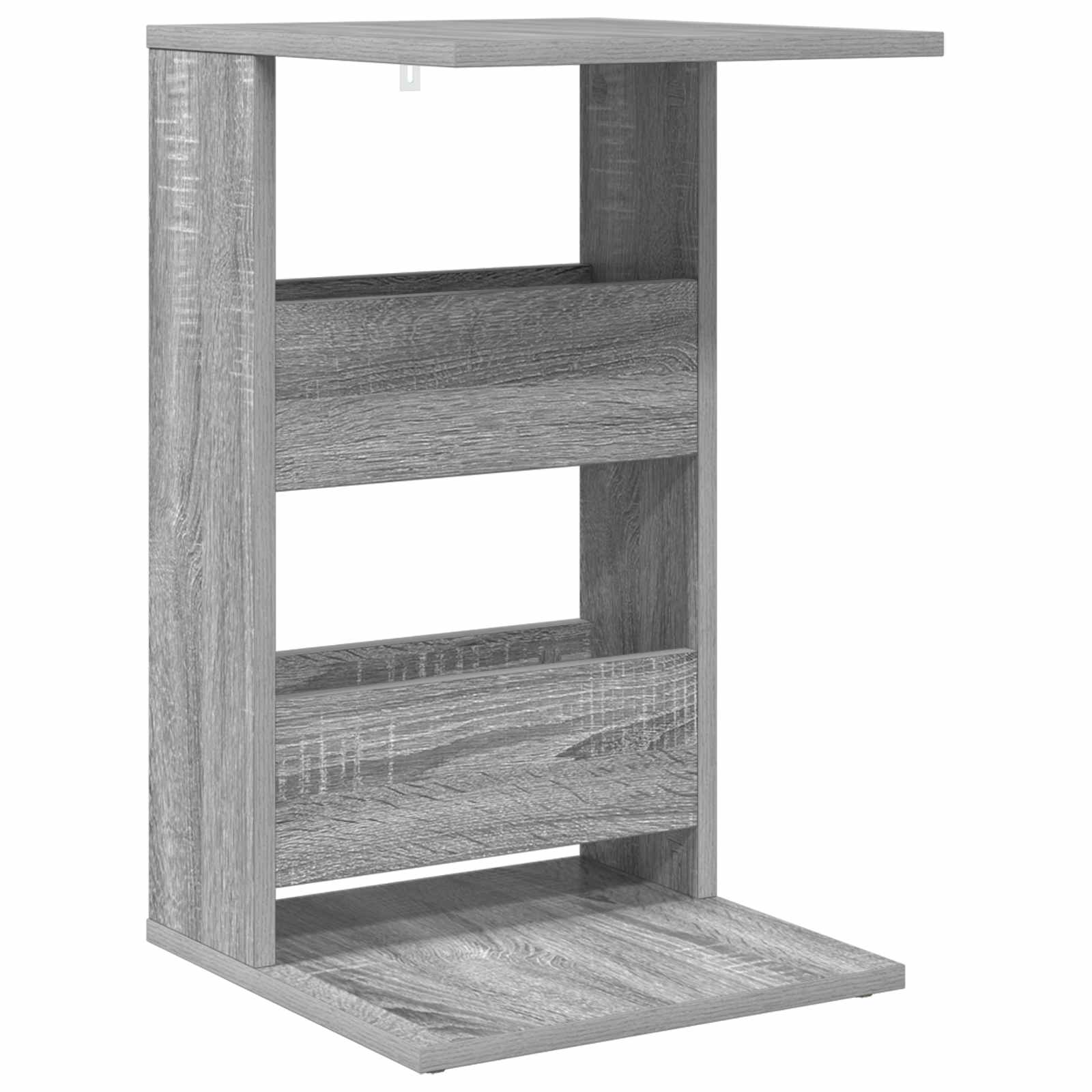 Bijzettafel Grijs Sonoma 40 x 35 x 60,5 cm Bewerkt hout is nu te koop bij PeponiXL, paradijselijk wonen!