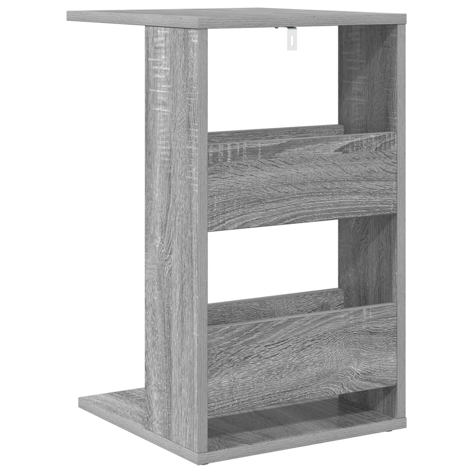 Bijzettafel Grijs Sonoma 40 x 35 x 60,5 cm Bewerkt hout is nu te koop bij PeponiXL, paradijselijk wonen!