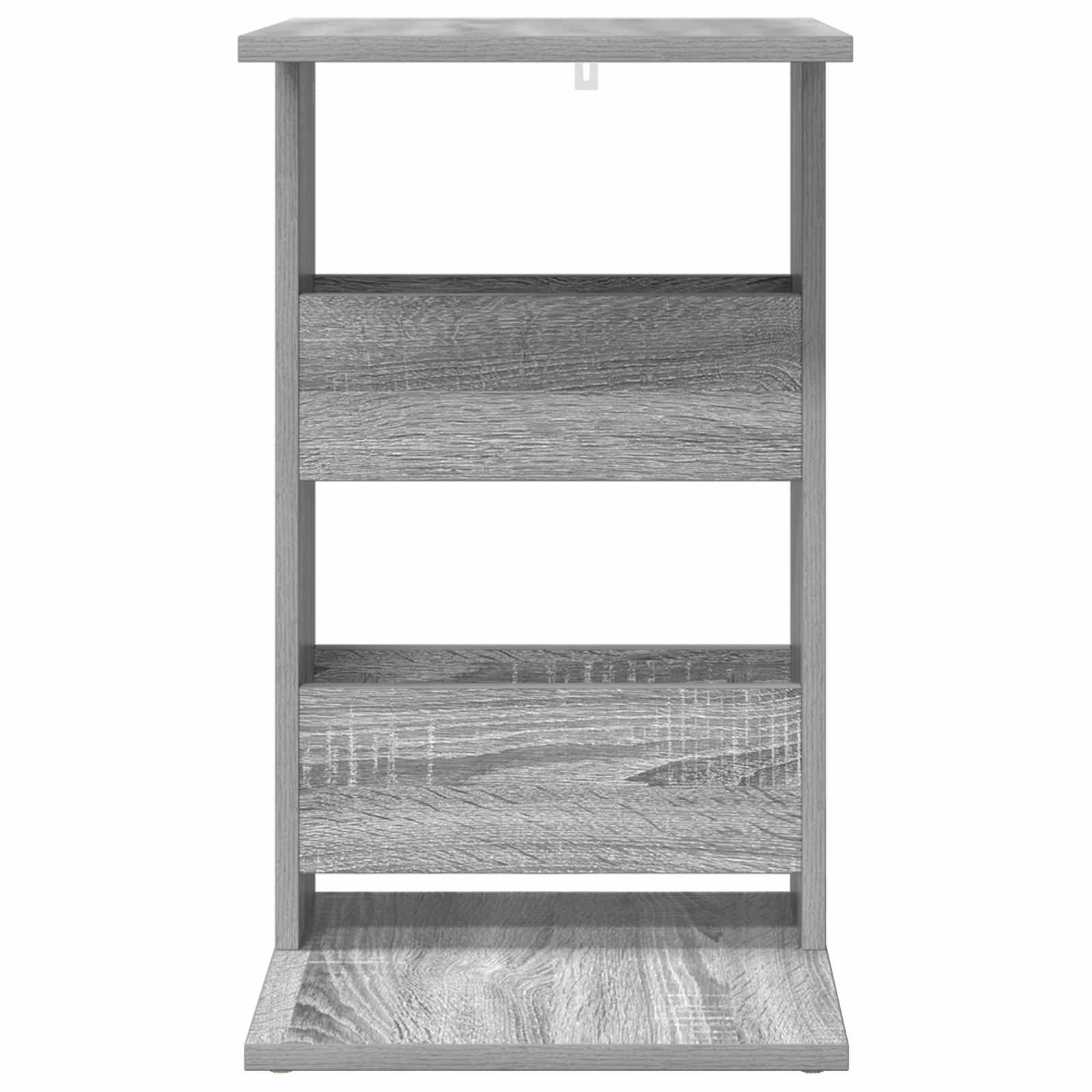Bijzettafel Grijs Sonoma 40 x 35 x 60,5 cm Bewerkt hout is nu te koop bij PeponiXL, paradijselijk wonen!