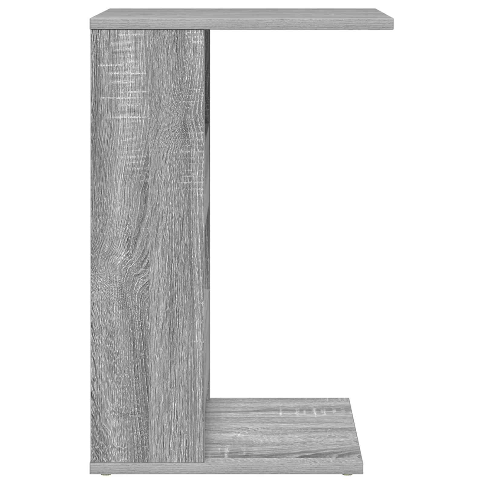 Bijzettafel Grijs Sonoma 40 x 35 x 60,5 cm Bewerkt hout is nu te koop bij PeponiXL, paradijselijk wonen!