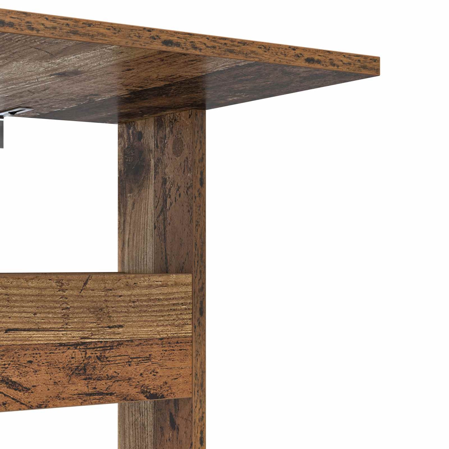 Bijzettafel Oudhout 40 x 35 x 60,5 cm Bewerkt hout is nu te koop bij PeponiXL, paradijselijk wonen!