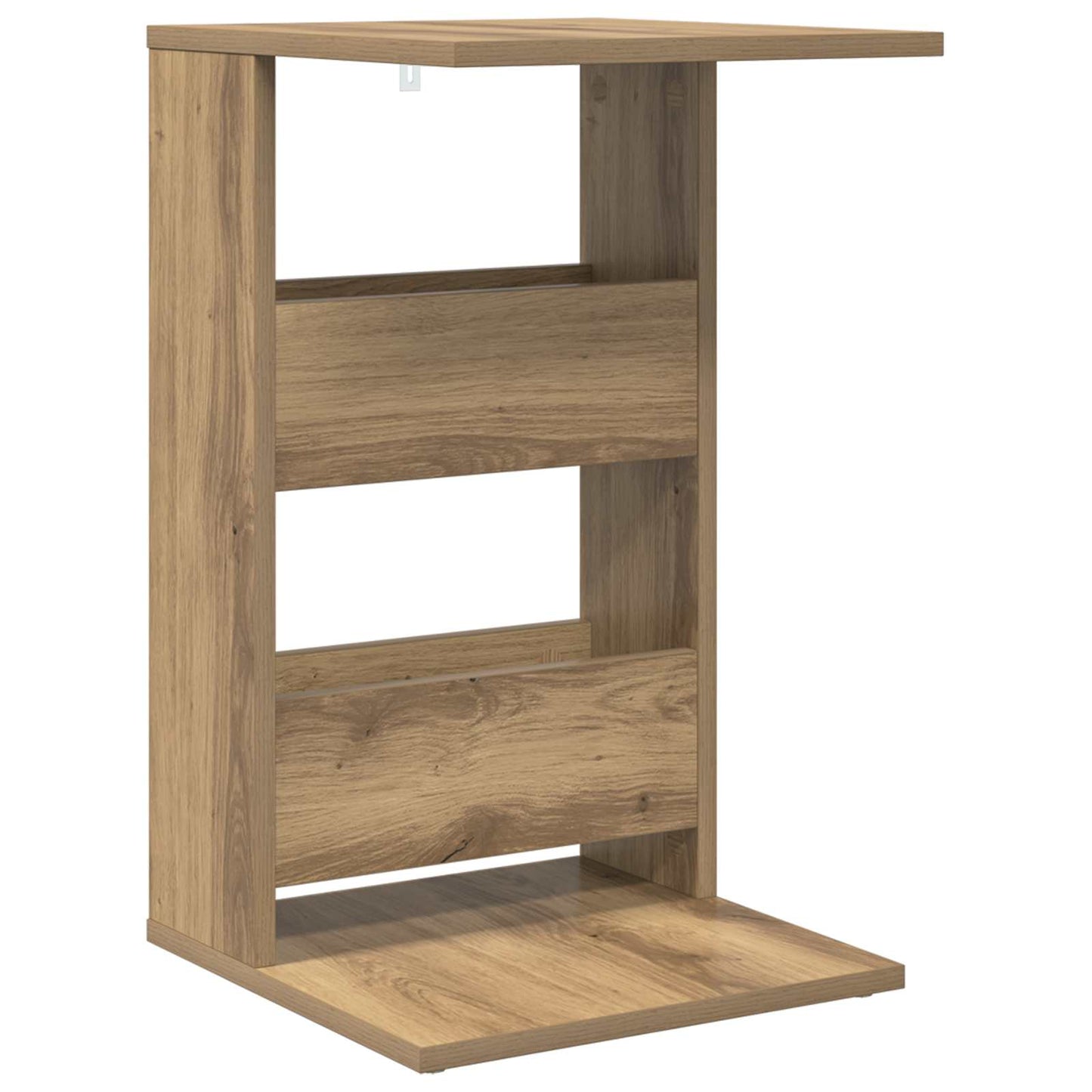 Bijzettafel Artisan Eiken 40 x 35 x 60,5 cm Bewerkt hout is nu te koop bij PeponiXL, paradijselijk wonen!