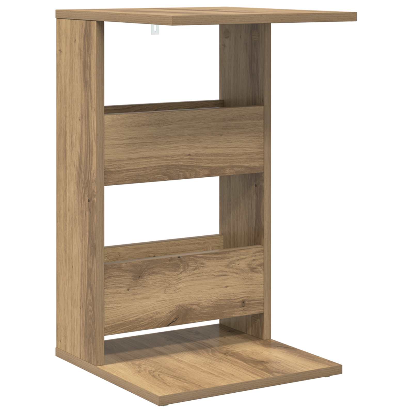 Bijzettafel Artisan Eiken 40 x 35 x 60,5 cm Bewerkt hout is nu te koop bij PeponiXL, paradijselijk wonen!