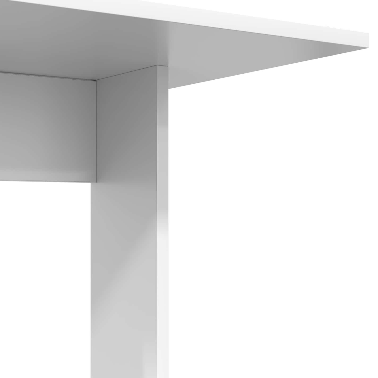 Bijzettafel Wit 45 x 40 x 62,5 cm Bewerkt hout is nu te koop bij PeponiXL, paradijselijk wonen!