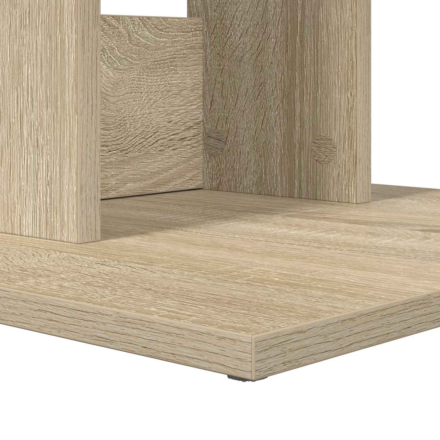 Bijzettafel Sonoma Eiken 45 x 40 x 62,5 cm Bewerkt hout is nu te koop bij PeponiXL, paradijselijk wonen!