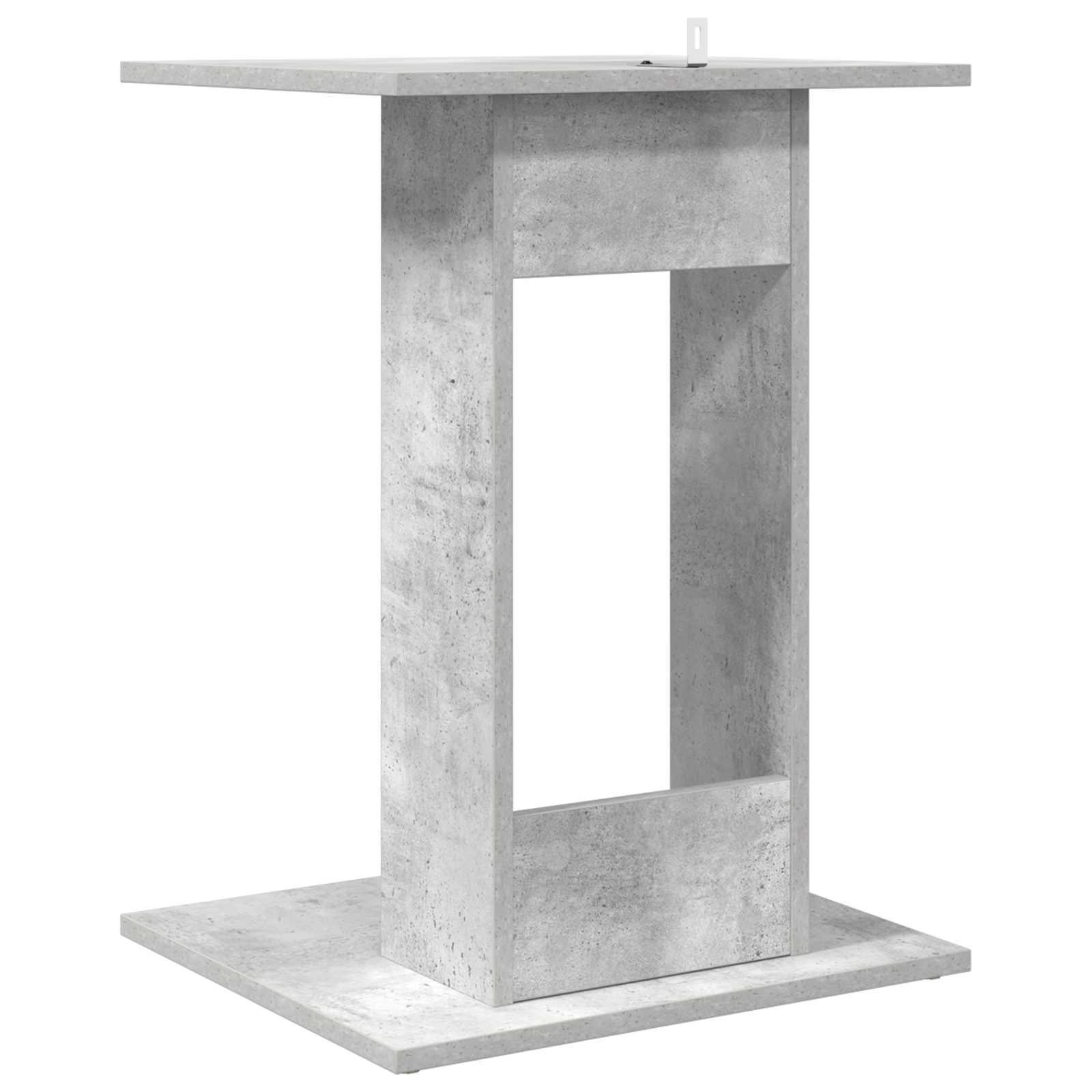 Bijzettafel Beton Grijs 45 x 40 x 62,5 cm Bewerkt hout is nu te koop bij PeponiXL, paradijselijk wonen!