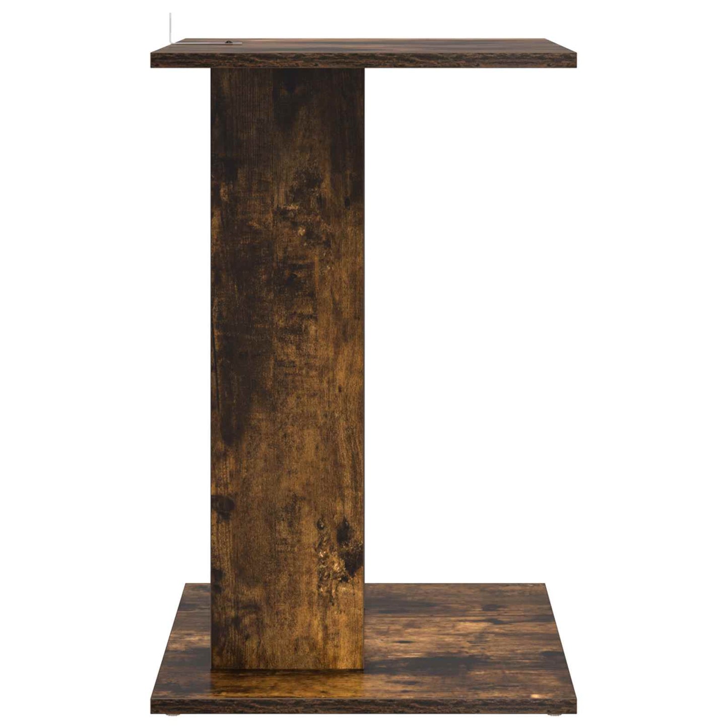 Bijzettafel Gerookt eiken 45 x 40 x 62,5 cm Bewerkt hout is nu te koop bij PeponiXL, paradijselijk wonen!