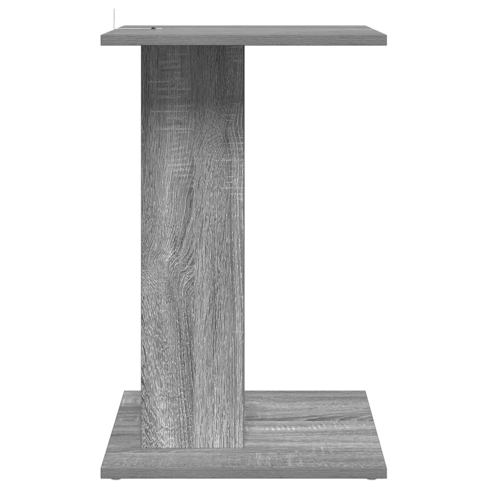Bijzettafel Grijs Sonoma 45 x 40 x 62,5 cm Bewerkt hout is nu te koop bij PeponiXL, paradijselijk wonen!