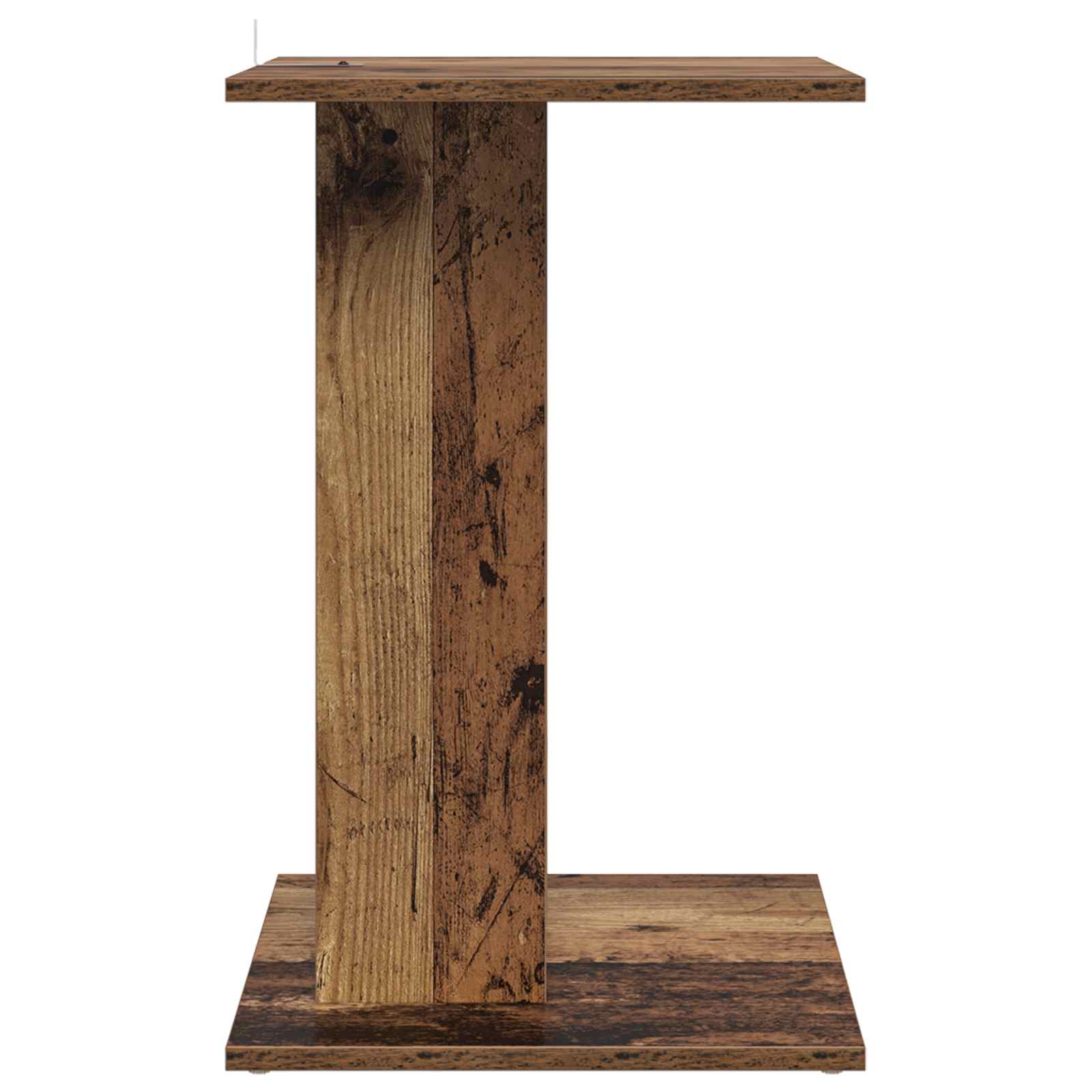 Bijzettafel Oudhout 45 x 40 x 62,5 cm Bewerkt hout is nu te koop bij PeponiXL, paradijselijk wonen!