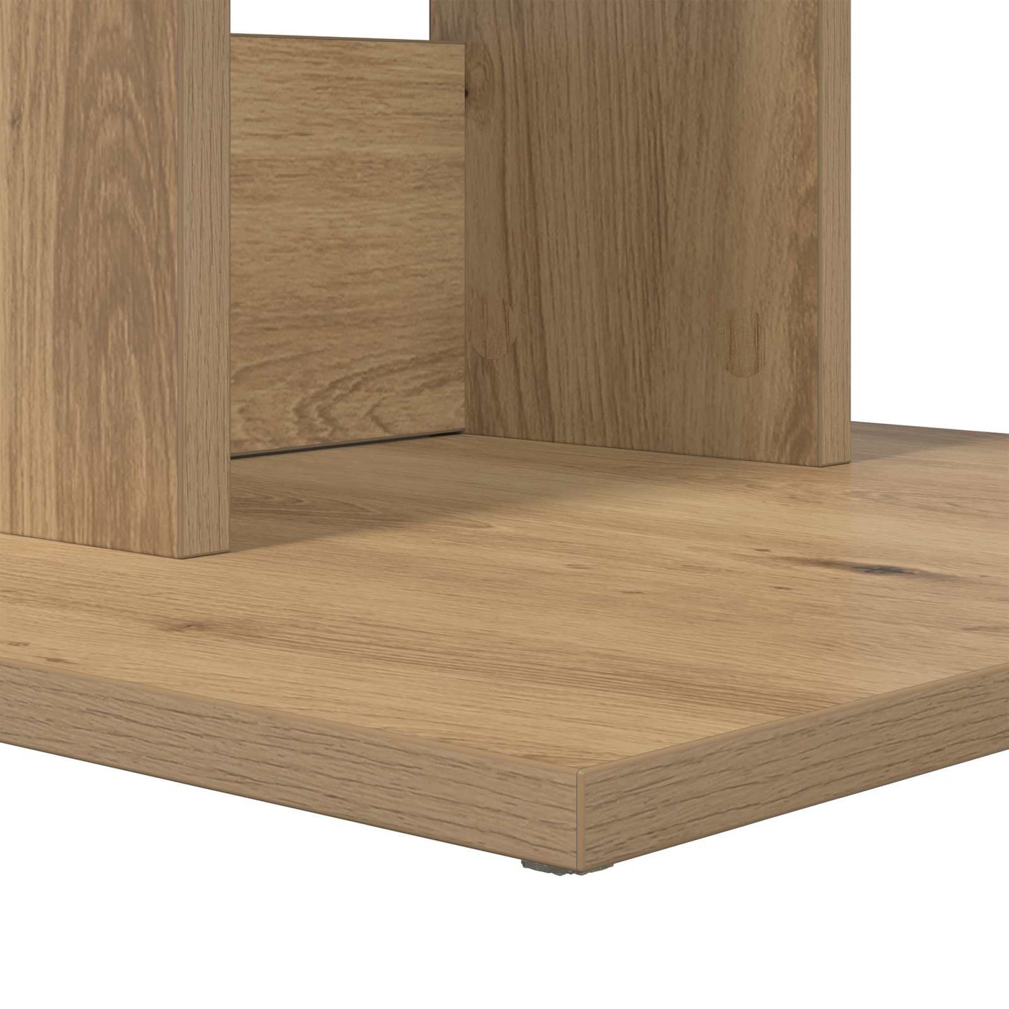 Bijzettafel Artisan Eiken 45 x 40 x 62,5 cm Bewerkt hout is nu te koop bij PeponiXL, paradijselijk wonen!