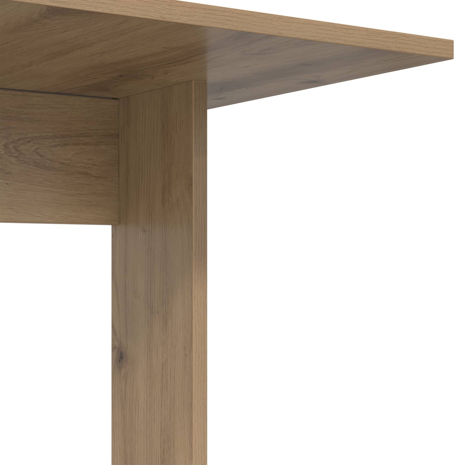 Bijzettafel Artisan Eiken 45 x 40 x 62,5 cm Bewerkt hout is nu te koop bij PeponiXL, paradijselijk wonen!