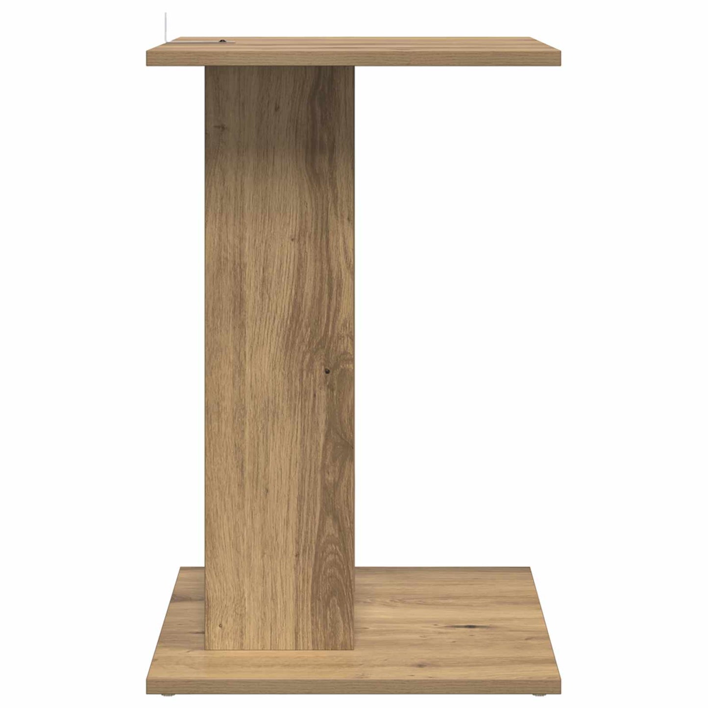 Bijzettafel Artisan Eiken 45 x 40 x 62,5 cm Bewerkt hout is nu te koop bij PeponiXL, paradijselijk wonen!