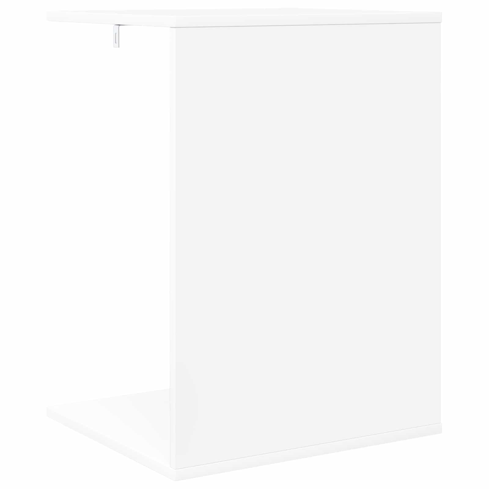 Bijzettafel Wit 45 x 40 x 62,5 cm Bewerkt hout is nu te koop bij PeponiXL, paradijselijk wonen!