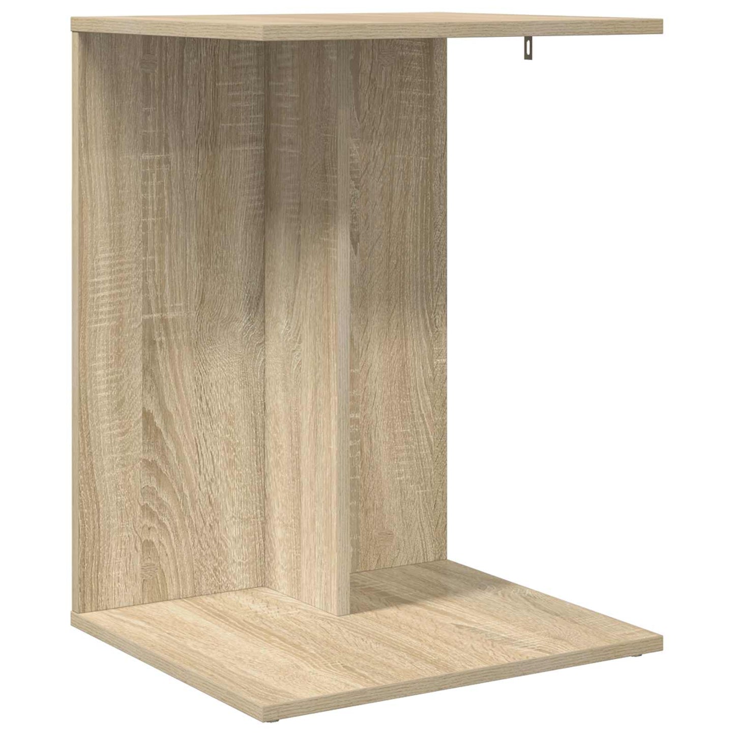 Bijzettafel Sonoma Eiken 45 x 40 x 62,5 cm Bewerkt hout is nu te koop bij PeponiXL, paradijselijk wonen!