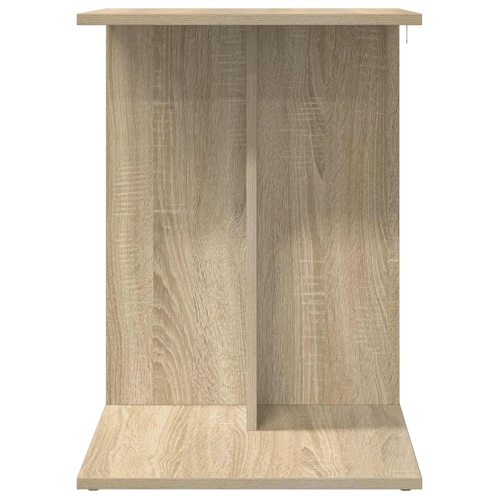 Bijzettafel Sonoma Eiken 45 x 40 x 62,5 cm Bewerkt hout is nu te koop bij PeponiXL, paradijselijk wonen!