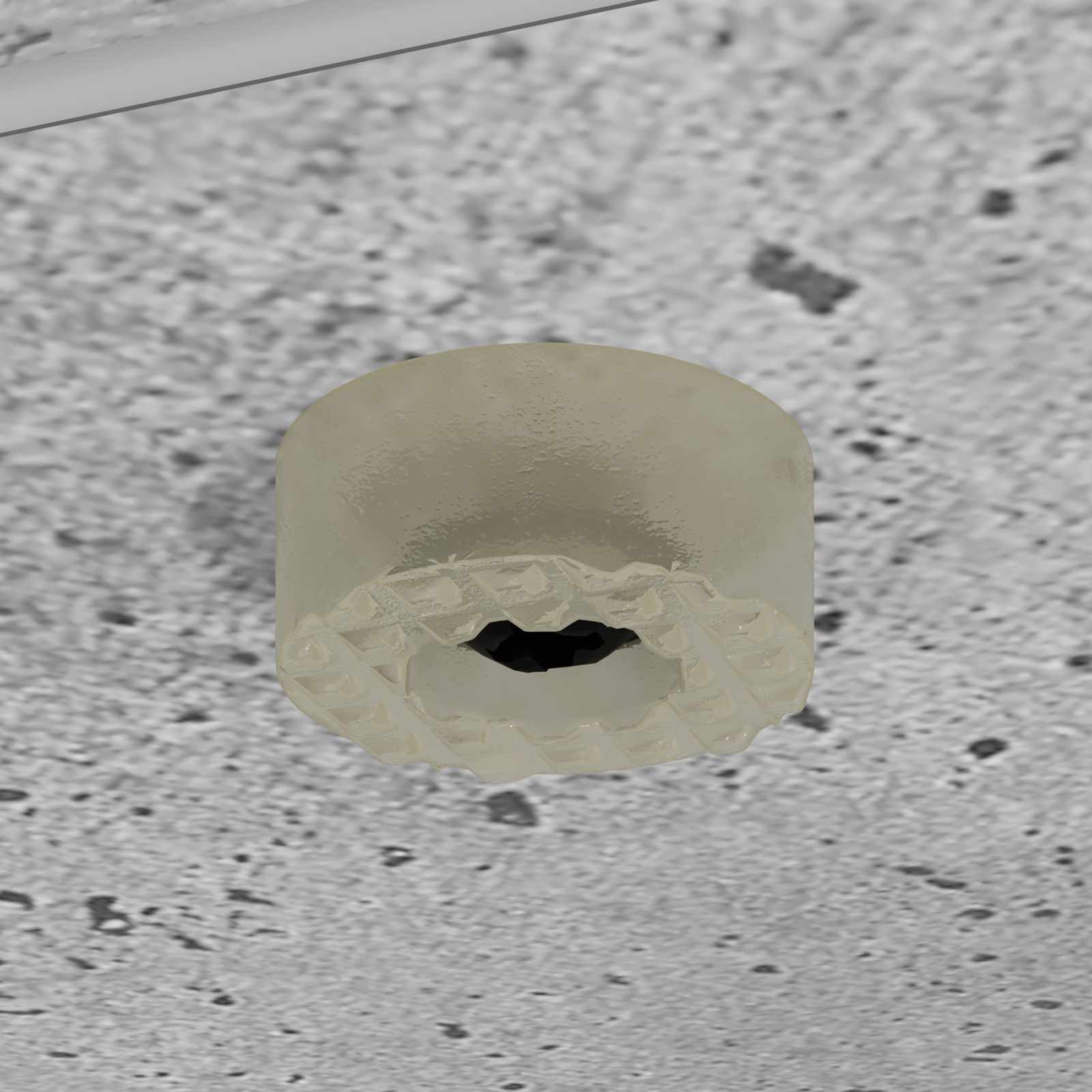 Bijzettafel Beton Grijs 45 x 40 x 62,5 cm Bewerkt hout is nu te koop bij PeponiXL, paradijselijk wonen!