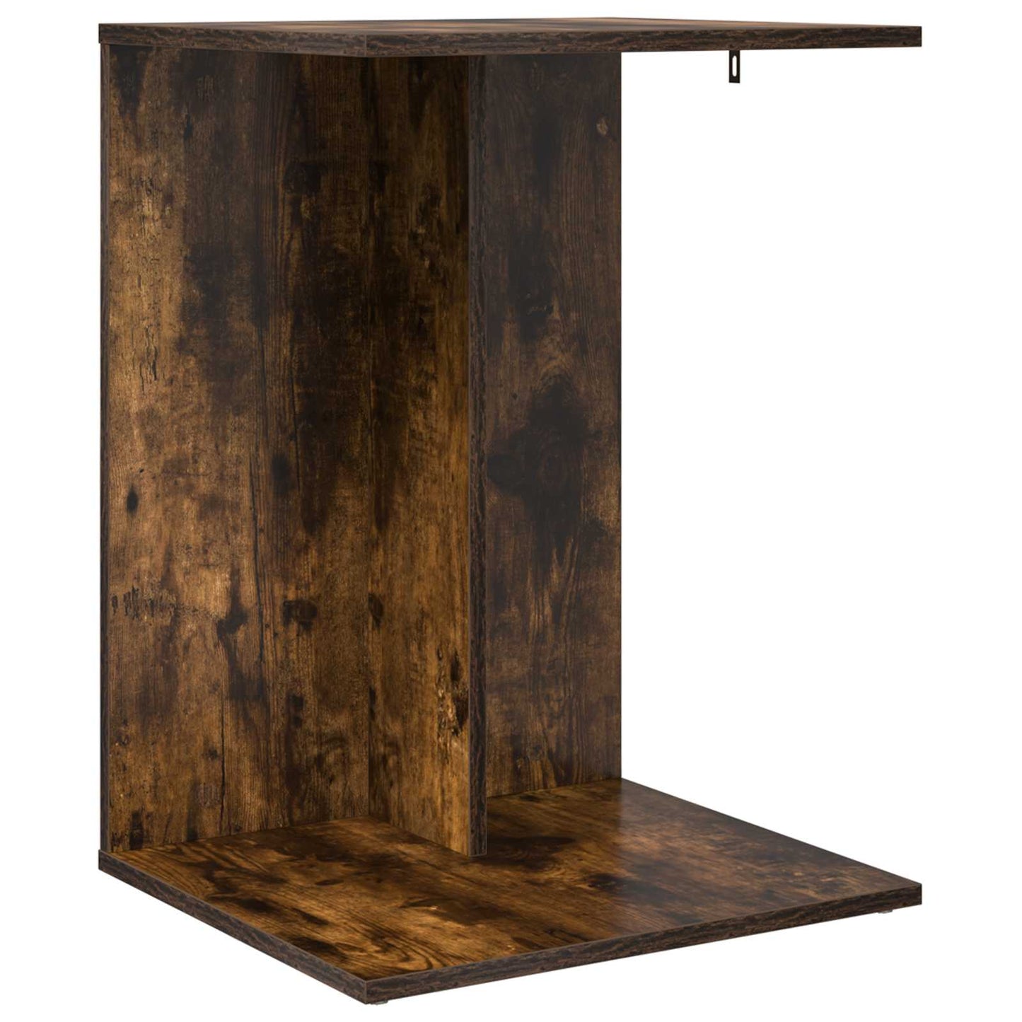 Bijzettafel Gerookt eiken 45 x 40 x 62,5 cm Bewerkt hout is nu te koop bij PeponiXL, paradijselijk wonen!