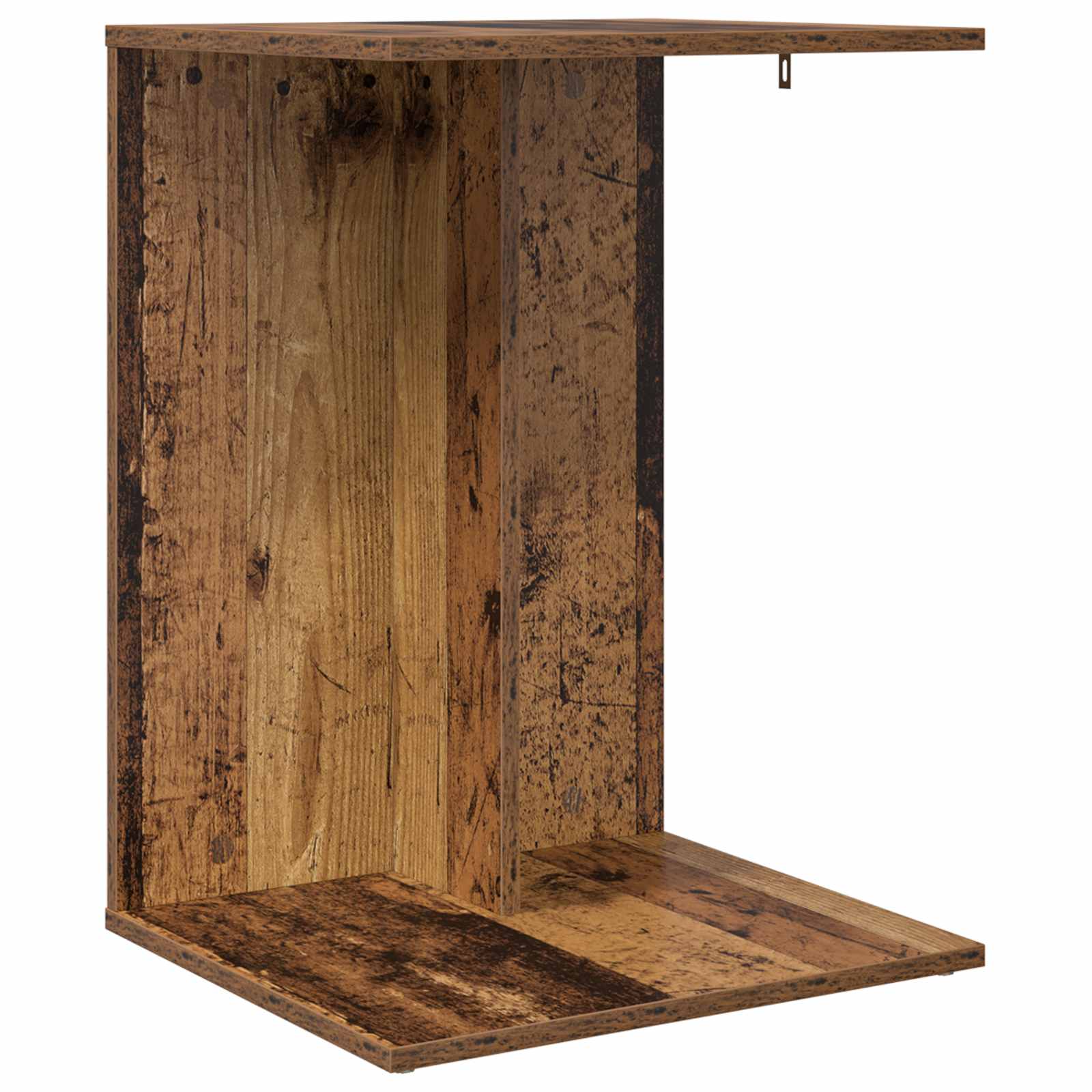 Bijzettafel Oudhout 45 x 40 x 62,5 cm Bewerkt hout is nu te koop bij PeponiXL, paradijselijk wonen!