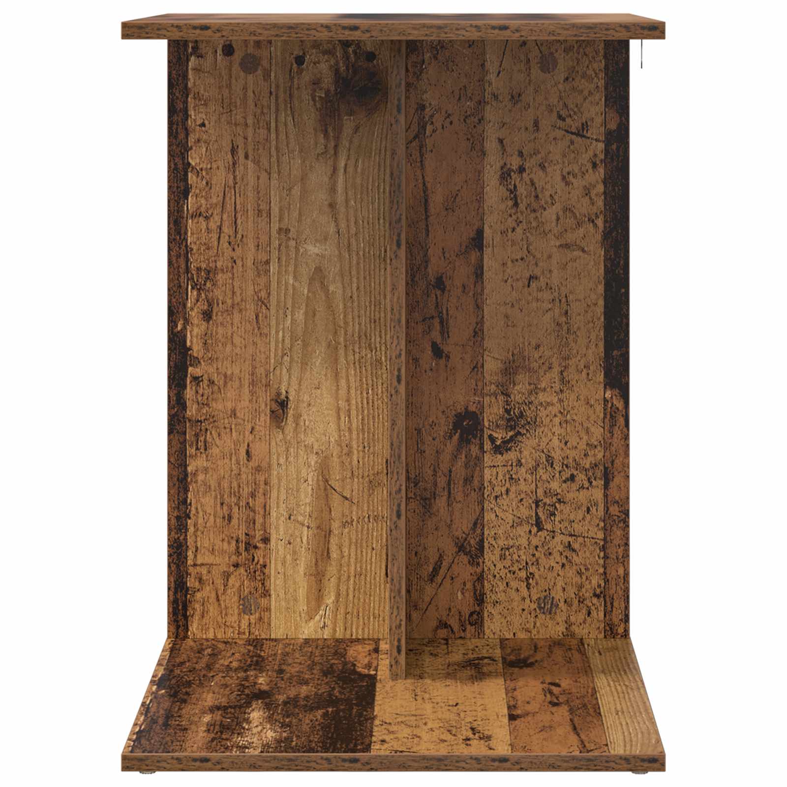 Bijzettafel Oudhout 45 x 40 x 62,5 cm Bewerkt hout is nu te koop bij PeponiXL, paradijselijk wonen!