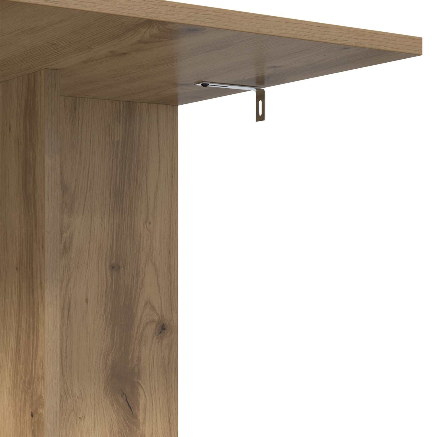 Bijzettafel Artisan Eiken 45 x 40 x 62,5 cm Bewerkt hout is nu te koop bij PeponiXL, paradijselijk wonen!