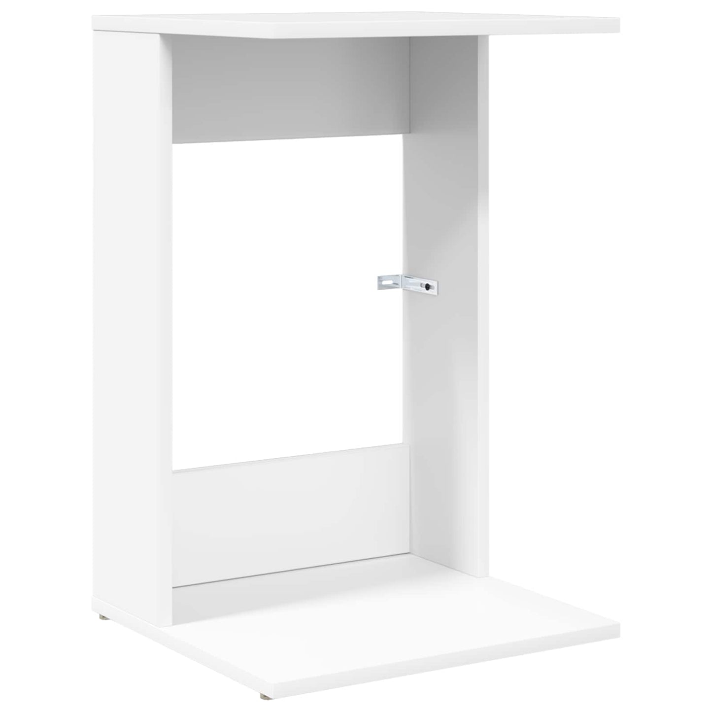 Bijzettafel Wit 40 x 38 x 62,5 cm Bewerkt hout is nu te koop bij PeponiXL, paradijselijk wonen!