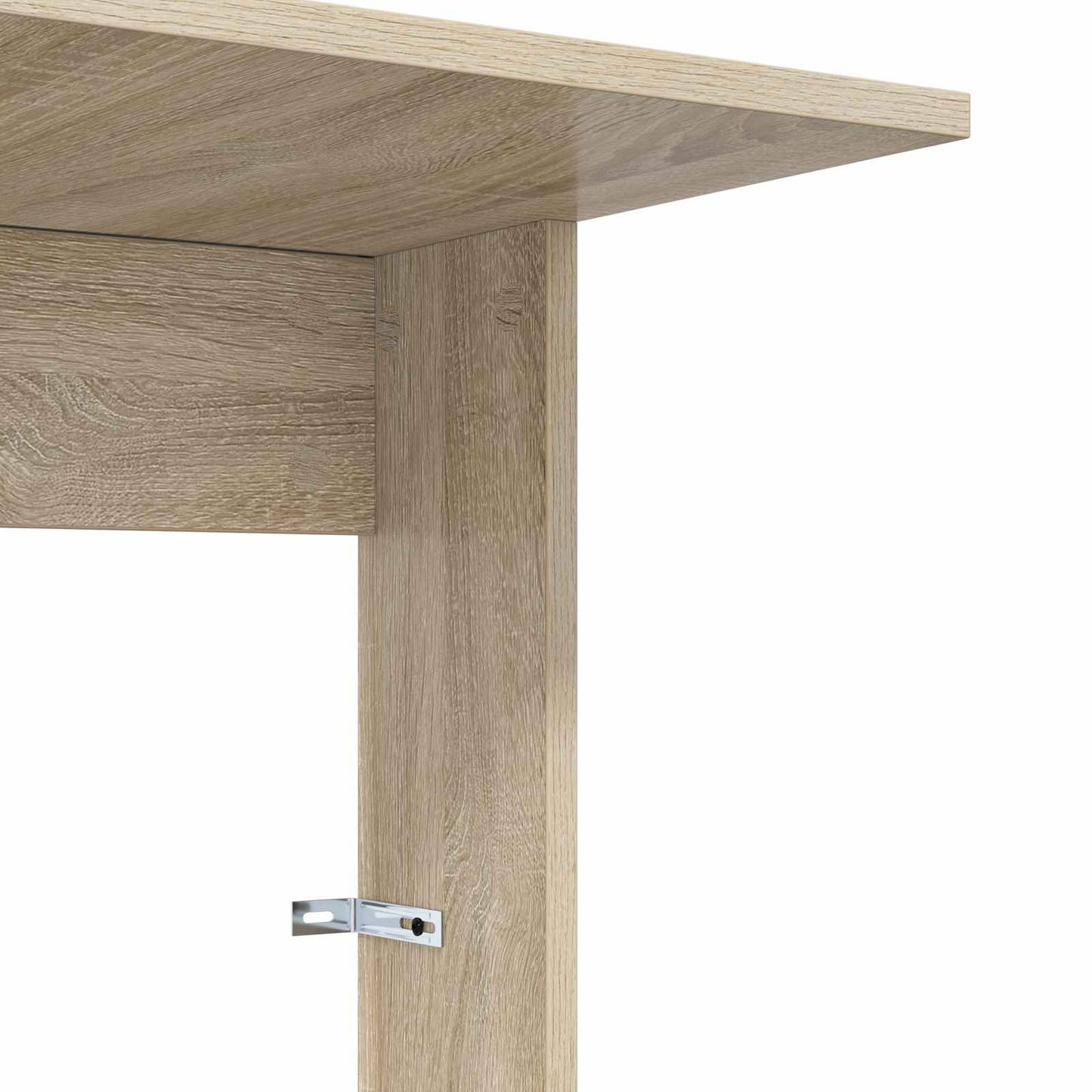 Bijzettafel Sonoma Eiken 40 x 38 x 62,5 cm Bewerkt hout is nu te koop bij PeponiXL, paradijselijk wonen!
