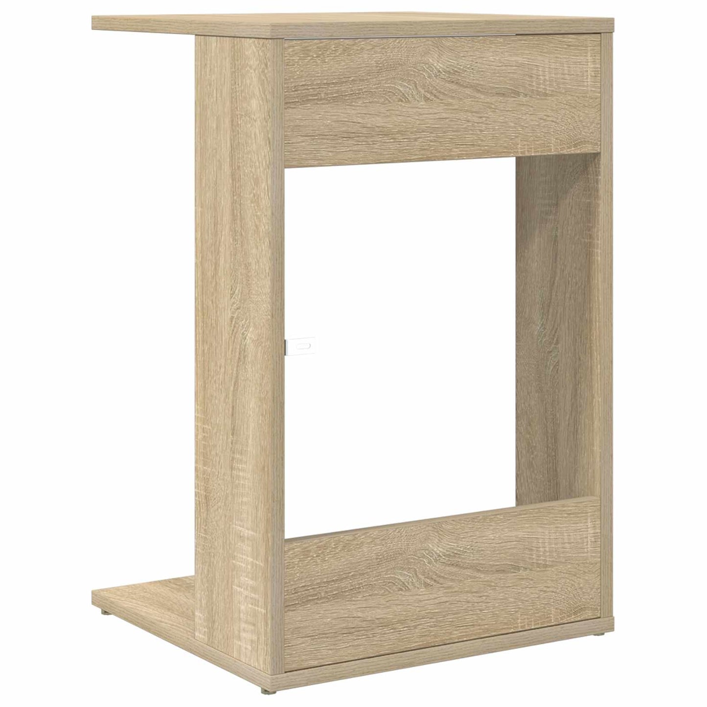 Bijzettafel Sonoma Eiken 40 x 38 x 62,5 cm Bewerkt hout is nu te koop bij PeponiXL, paradijselijk wonen!