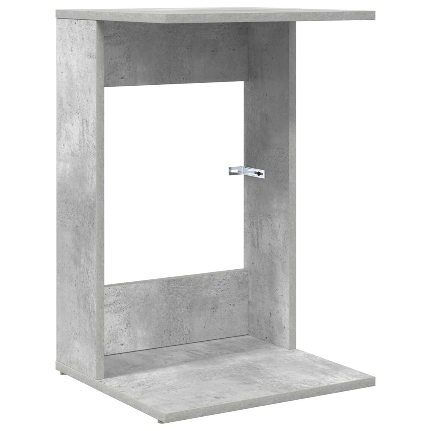 Bijzettafel Beton Grijs 40 x 38 x 62,5 cm Bewerkt hout is nu te koop bij PeponiXL, paradijselijk wonen!