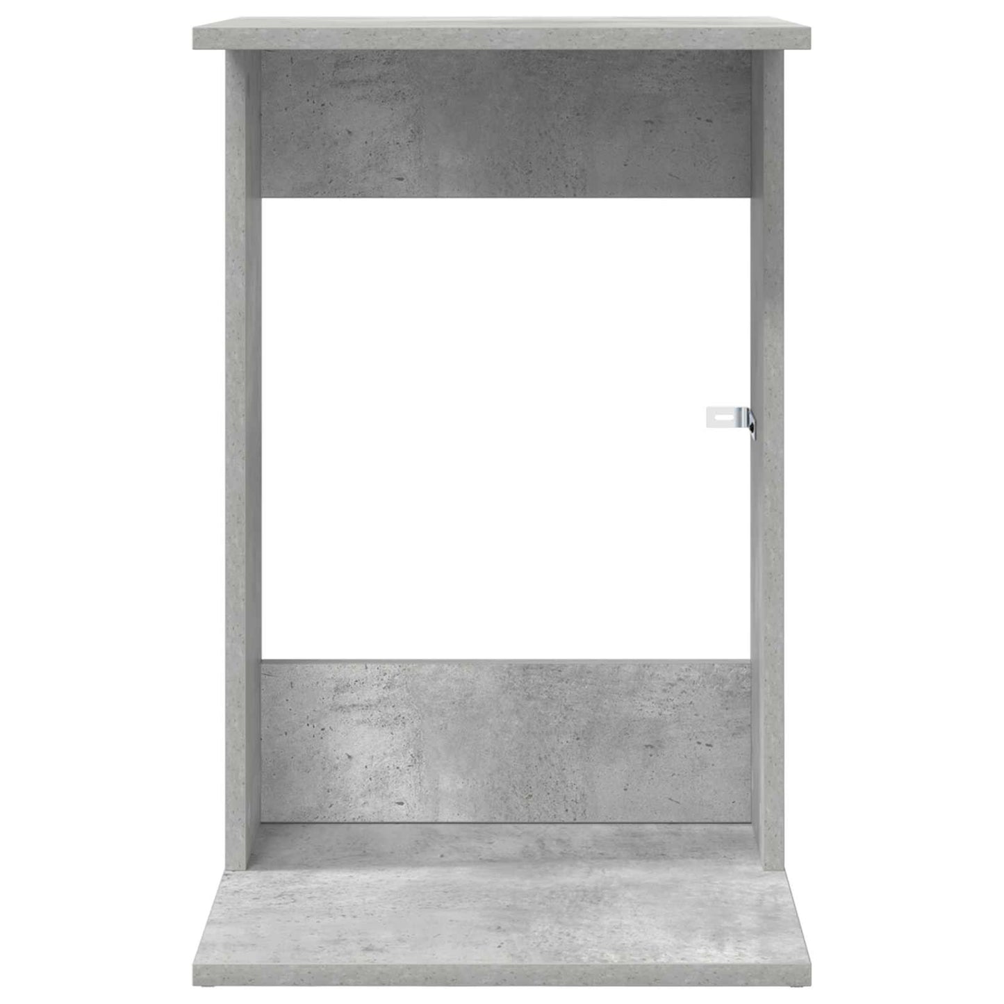 Bijzettafel Beton Grijs 40 x 38 x 62,5 cm Bewerkt hout is nu te koop bij PeponiXL, paradijselijk wonen!