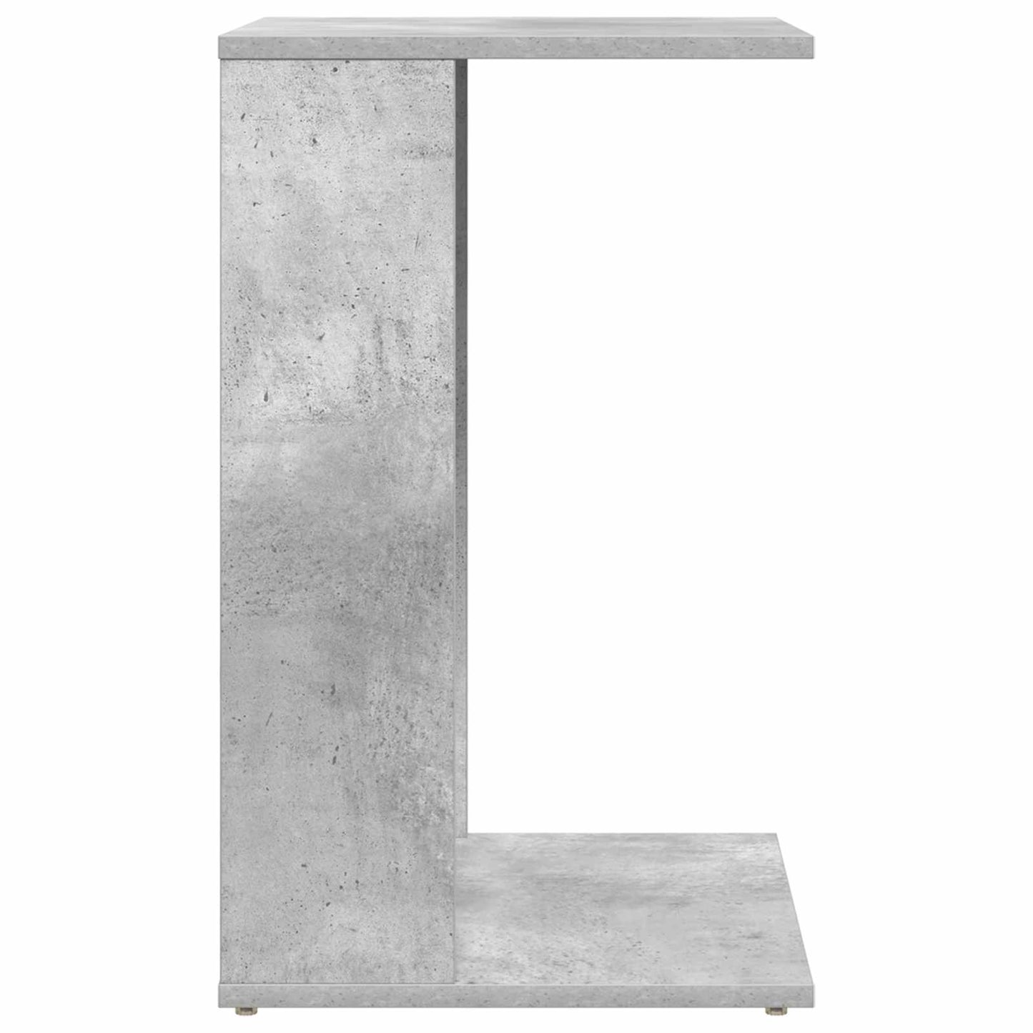 Bijzettafel Beton Grijs 40 x 38 x 62,5 cm Bewerkt hout is nu te koop bij PeponiXL, paradijselijk wonen!