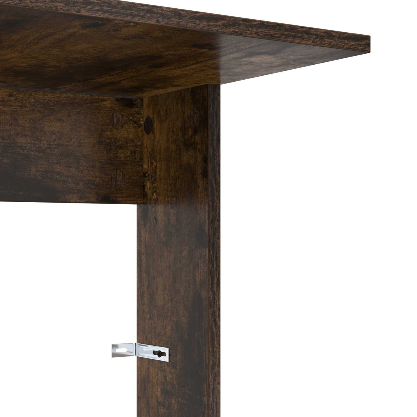 Bijzettafel Gerookt eiken 40 x 38 x 62,5 cm Bewerkt hout is nu te koop bij PeponiXL, paradijselijk wonen!