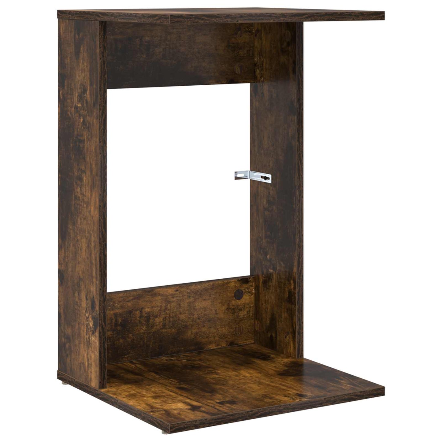 Bijzettafel Gerookt eiken 40 x 38 x 62,5 cm Bewerkt hout is nu te koop bij PeponiXL, paradijselijk wonen!
