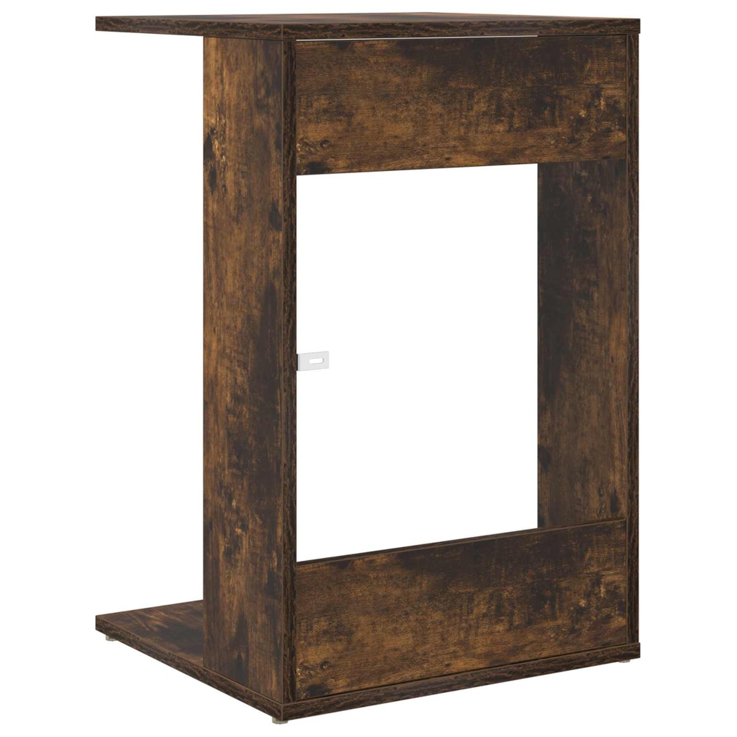 Bijzettafel Gerookt eiken 40 x 38 x 62,5 cm Bewerkt hout is nu te koop bij PeponiXL, paradijselijk wonen!