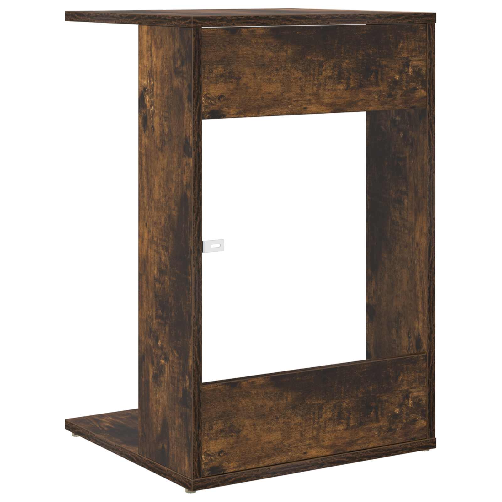 Bijzettafel Gerookt eiken 40 x 38 x 62,5 cm Bewerkt hout is nu te koop bij PeponiXL, paradijselijk wonen!