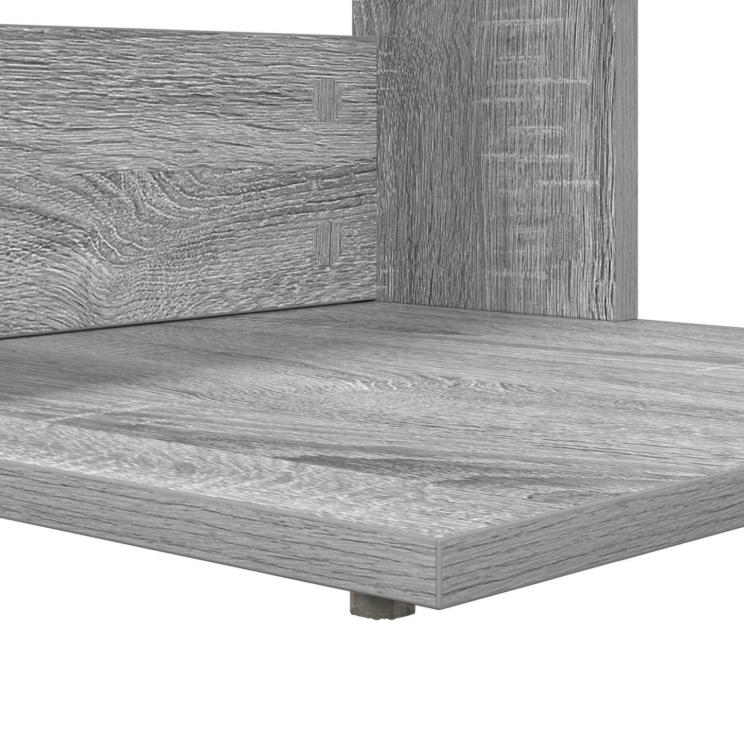 Bijzettafel Grijs Sonoma 40 x 38 x 62,5 cm Bewerkt hout is nu te koop bij PeponiXL, paradijselijk wonen!