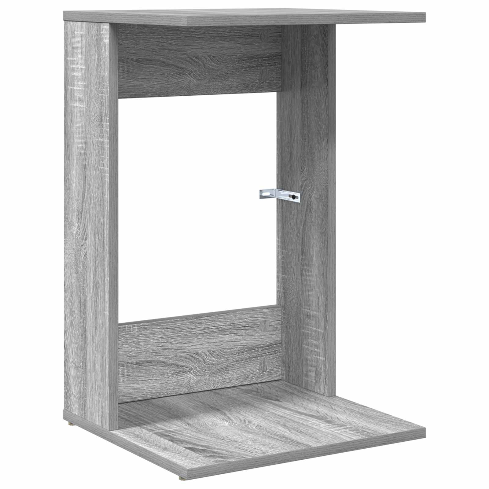 Bijzettafel Grijs Sonoma 40 x 38 x 62,5 cm Bewerkt hout is nu te koop bij PeponiXL, paradijselijk wonen!