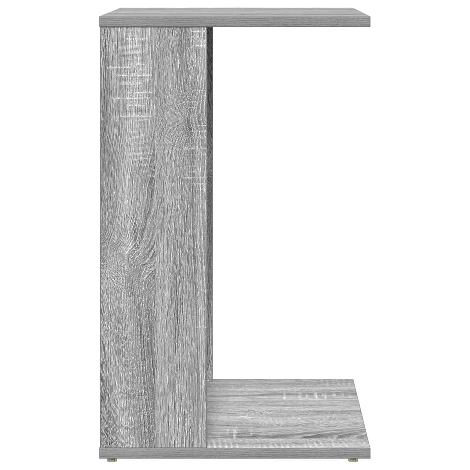 Bijzettafel Grijs Sonoma 40 x 38 x 62,5 cm Bewerkt hout is nu te koop bij PeponiXL, paradijselijk wonen!