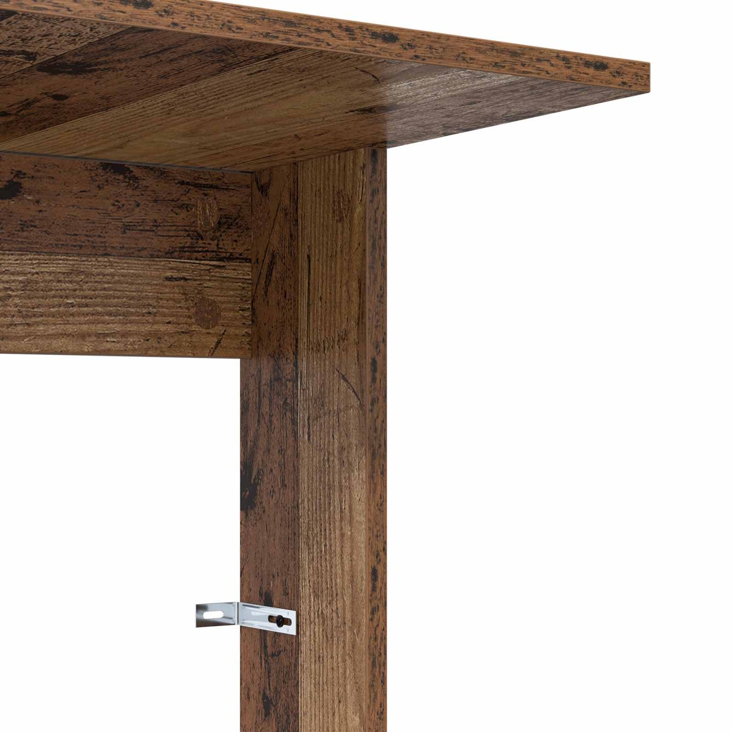 Bijzettafel Oudhout 40 x 38 x 62,5 cm Bewerkt hout is nu te koop bij PeponiXL, paradijselijk wonen!