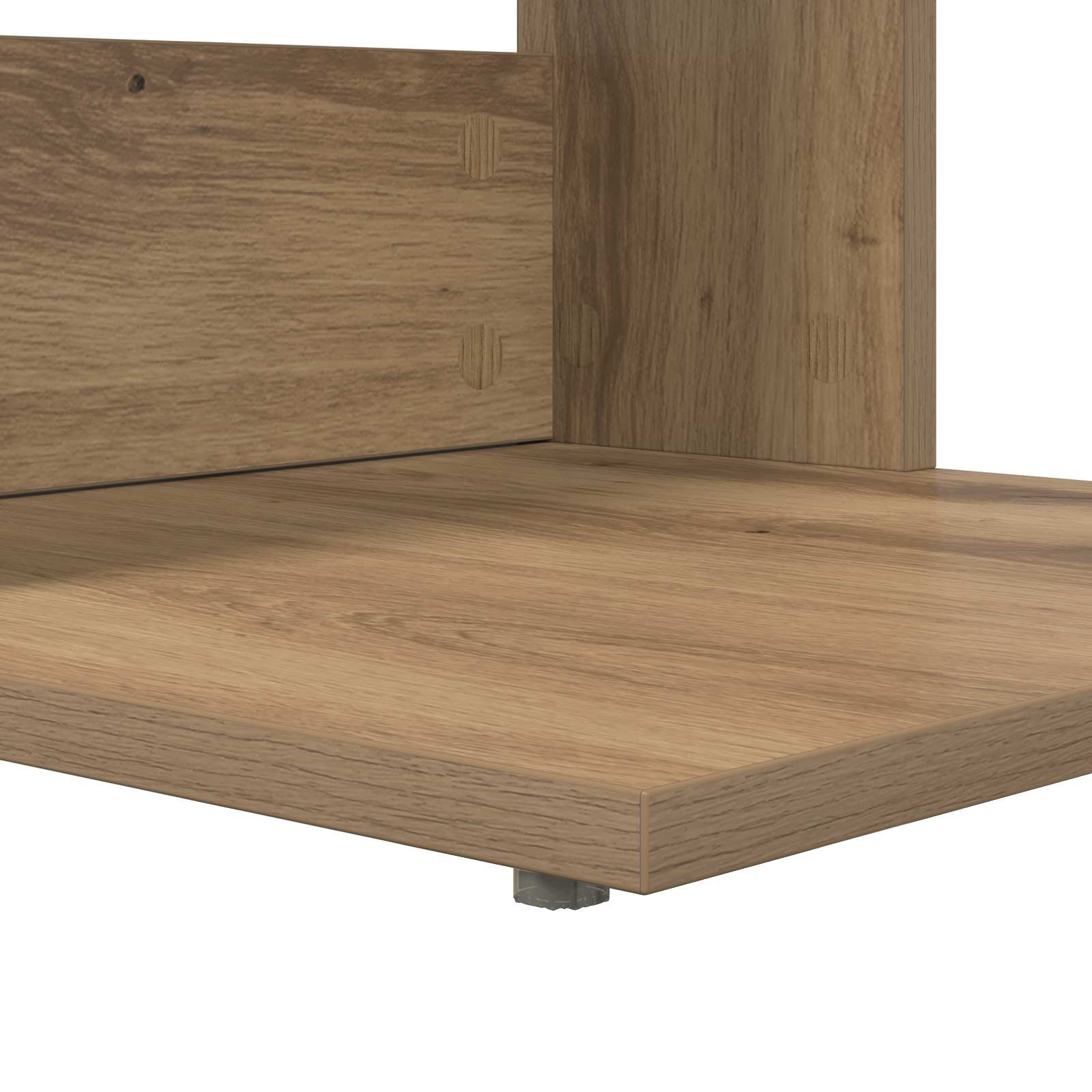 Bijzettafel Artisan Eiken 40 x 38 x 62,5 cm Bewerkt hout is nu te koop bij PeponiXL, paradijselijk wonen!