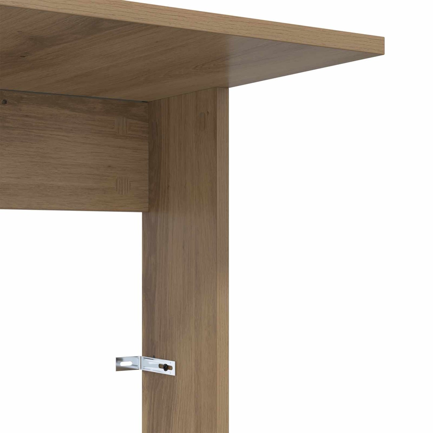 Bijzettafel Artisan Eiken 40 x 38 x 62,5 cm Bewerkt hout is nu te koop bij PeponiXL, paradijselijk wonen!