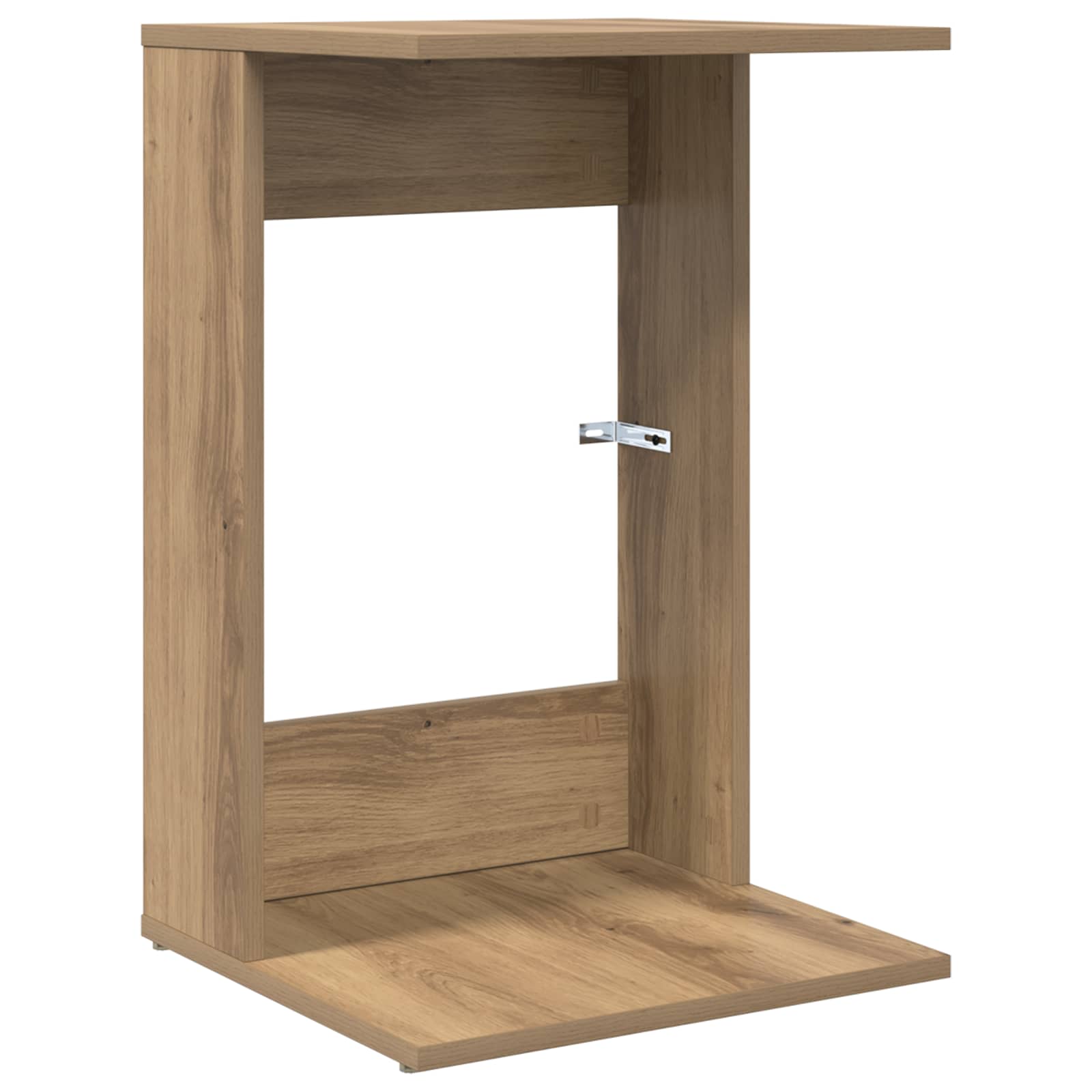 Bijzettafel Artisan Eiken 40 x 38 x 62,5 cm Bewerkt hout is nu te koop bij PeponiXL, paradijselijk wonen!