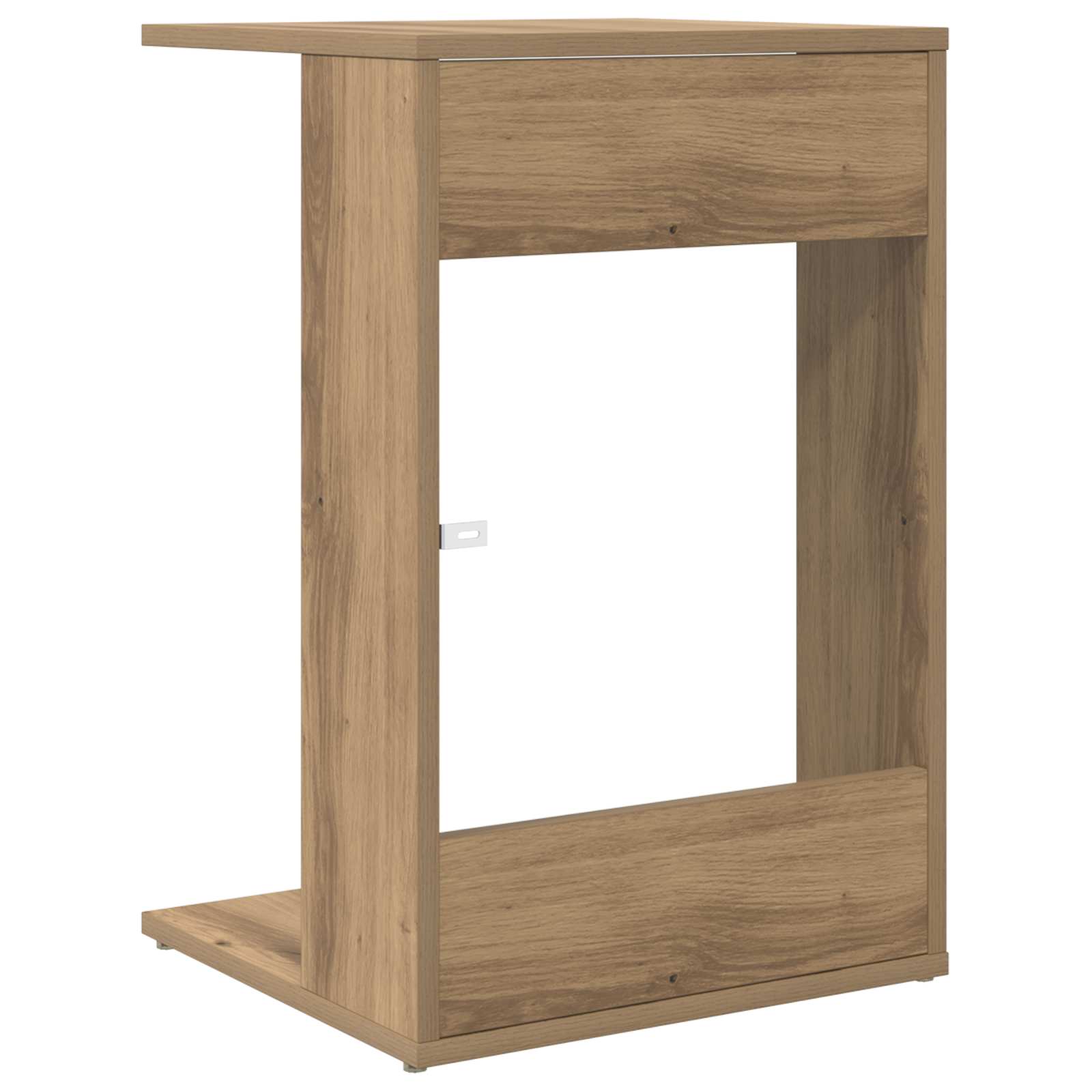 Bijzettafel Artisan Eiken 40 x 38 x 62,5 cm Bewerkt hout is nu te koop bij PeponiXL, paradijselijk wonen!