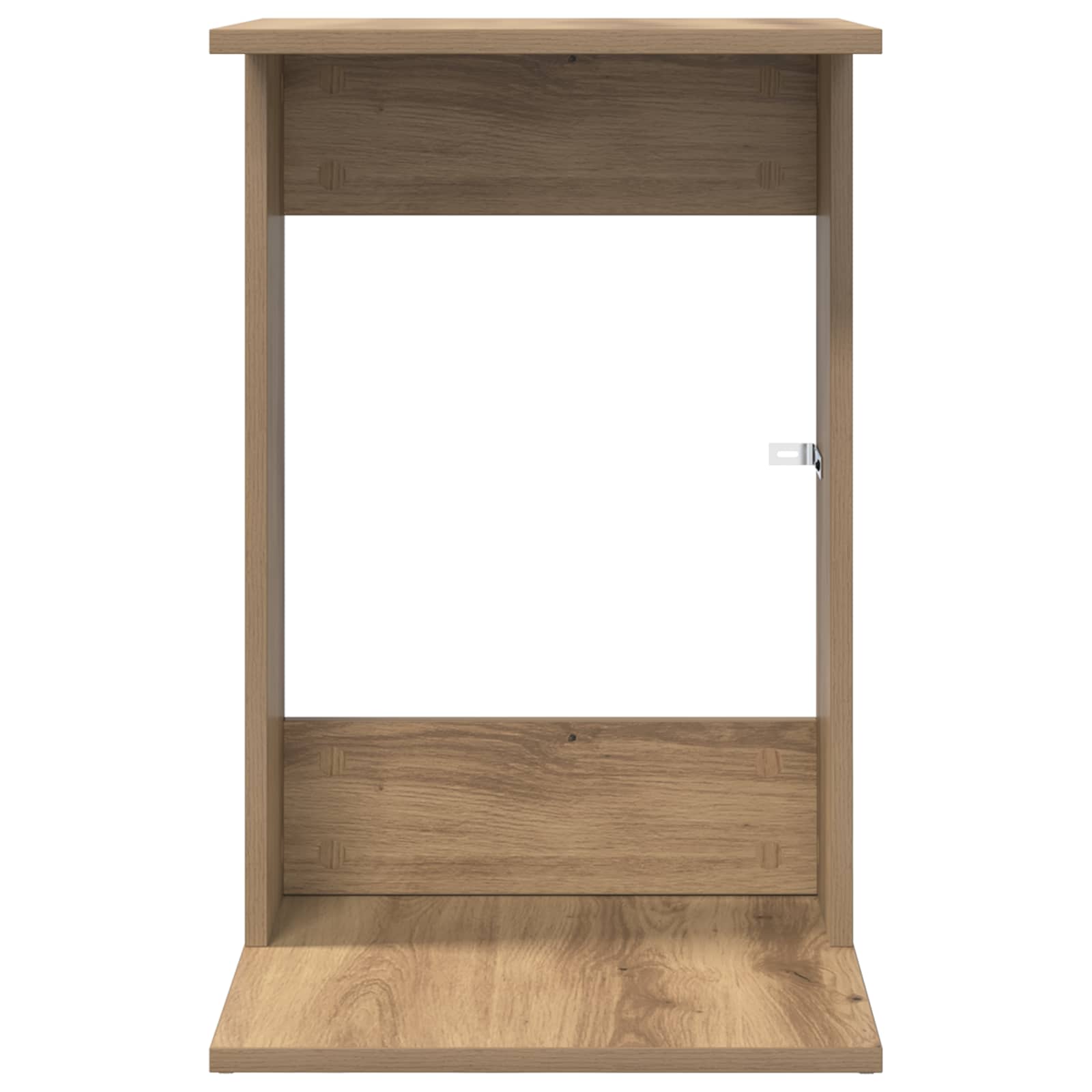 Bijzettafel Artisan Eiken 40 x 38 x 62,5 cm Bewerkt hout is nu te koop bij PeponiXL, paradijselijk wonen!